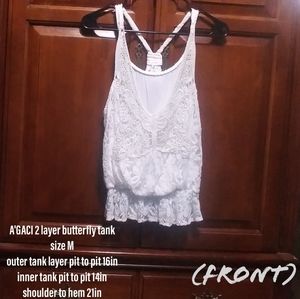 2 layer tank top